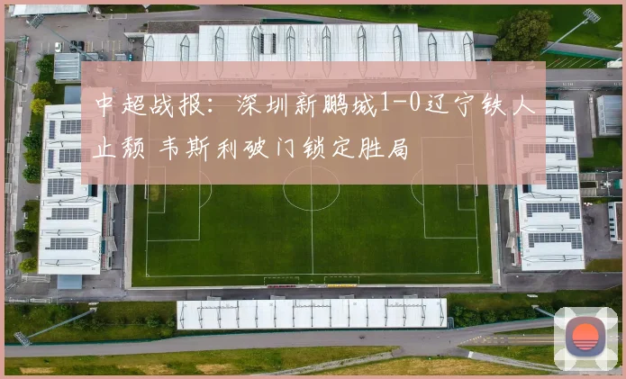 中超战报：深圳新鹏城1-0辽宁铁人止颓 韦斯利破门锁定胜局